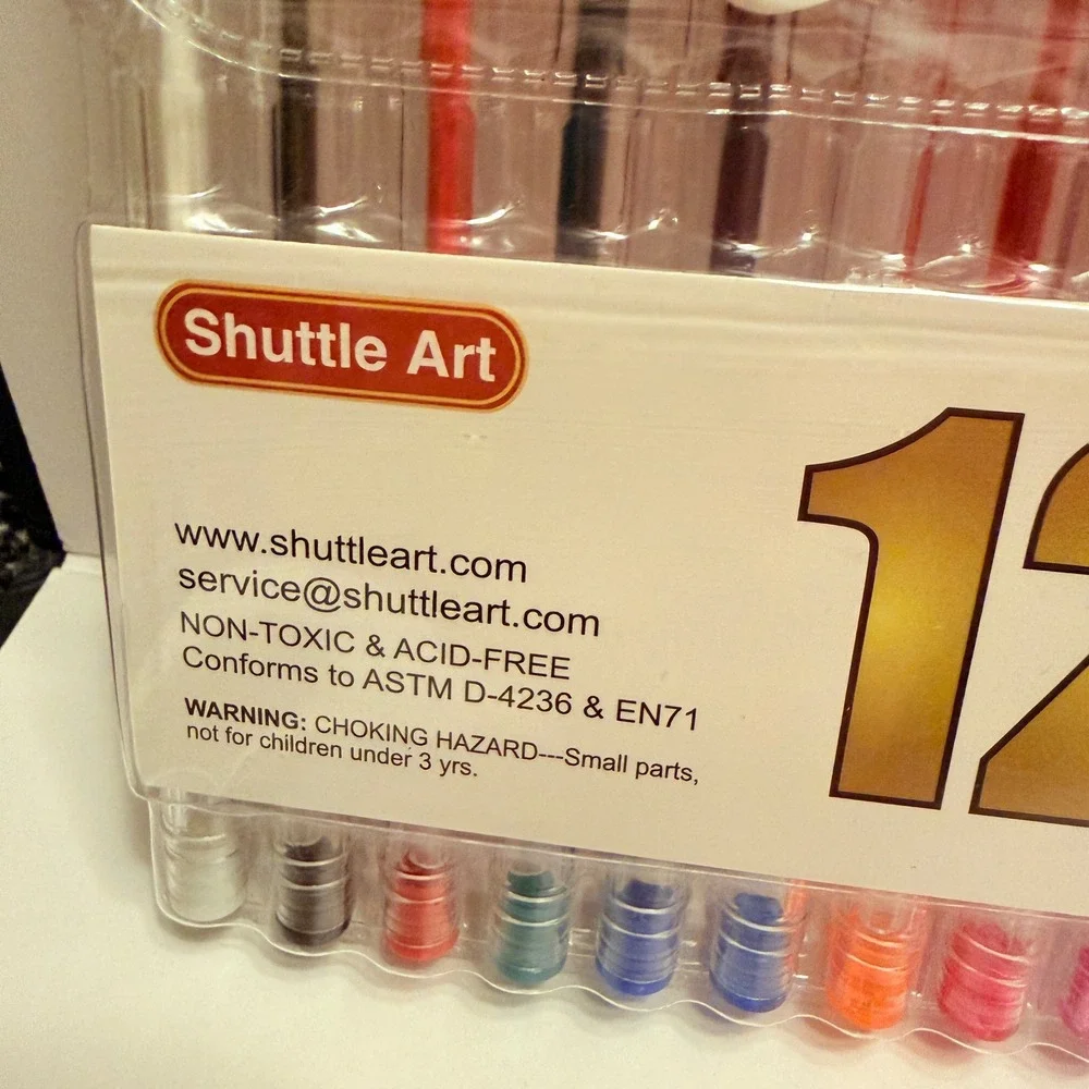 Shuttle Art Gel Pen Set 120 Unique Colors Part 3 Multi-Color Art Supplies